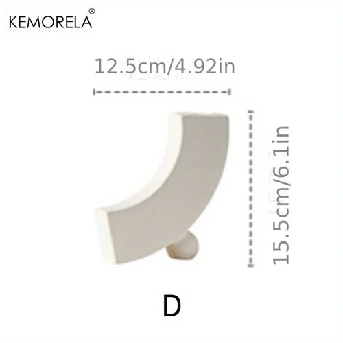 Jarrón de Cerámica Nórdico con Forma de Dona – Decoración para Sala y Hogar