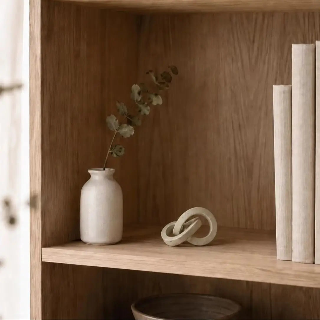 Adorno de Nudo Artístico de Resina Estilo Nórdico – Decoración Minimalista