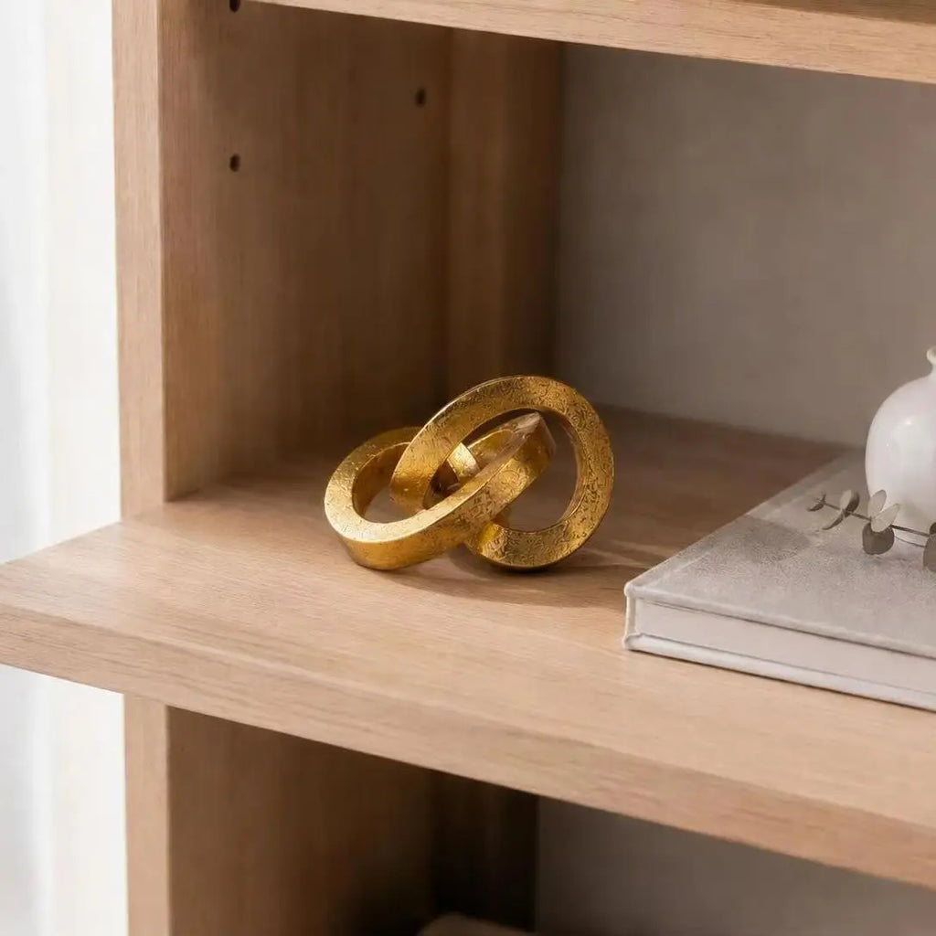 Adorno de Nudo Artístico de Resina Estilo Nórdico – Decoración Minimalista