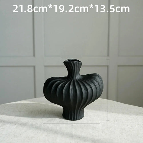 Set de 2 Jarrones Nórdicos Modernos Calados – Alta Calidad