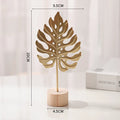 Adorno de Hojas de Ginkgo en Hierro Estilo Nórdico – Decoración Creativa