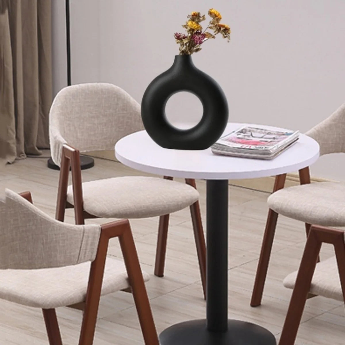 Jarrón de Cerámica Artesanal – Decoración para Sala, Dormitorio y Café