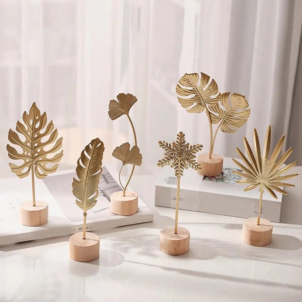 Jarrón Nórdico de Metal de Lujo – Decoración Creativa para el Hogar
